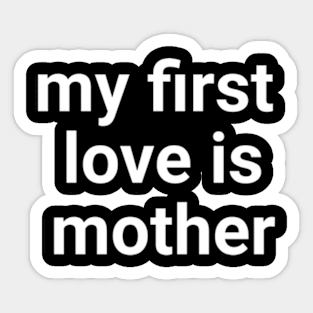 Fisrt love Sticker